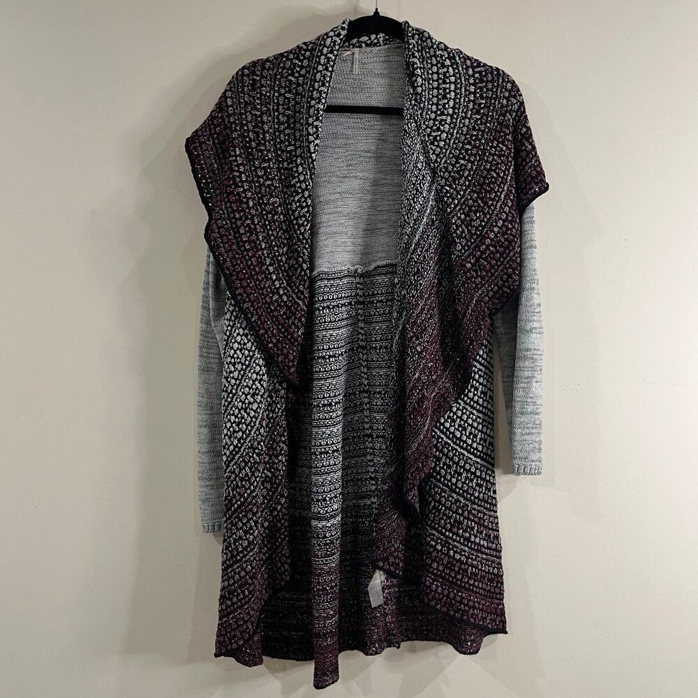 Soft Surroundings Circle Open Front Cardigan Sweater size Medium